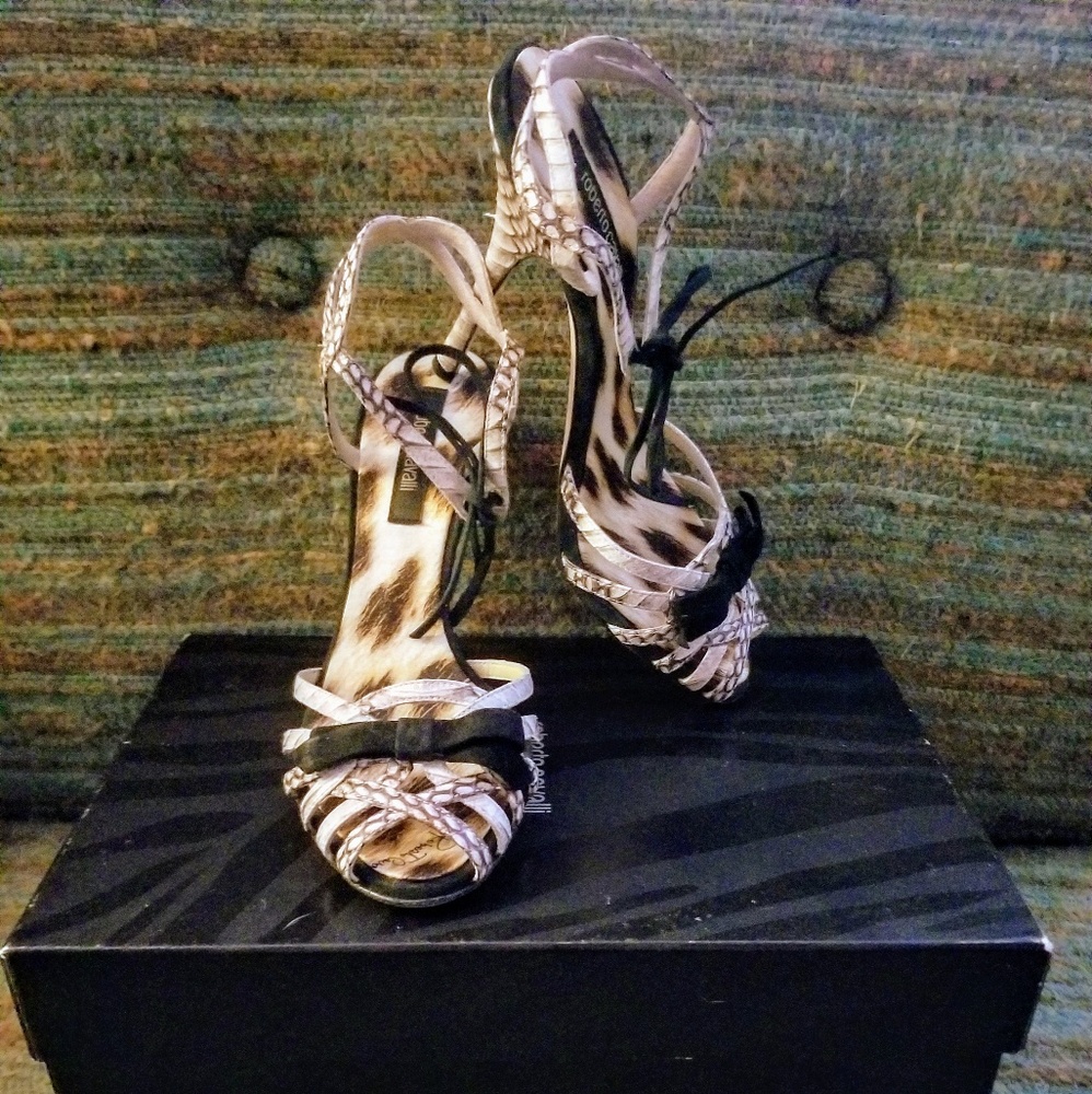 Roberto Cavalli High Heeled New Sandals Size 36